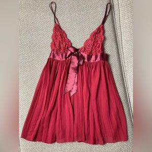 Victorias Secret Deep Red Lingerie